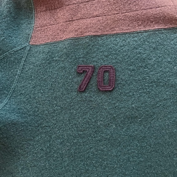Visvim Forest Green and Chocolate Brown Crewneck Sweater - Picture 4 of 6